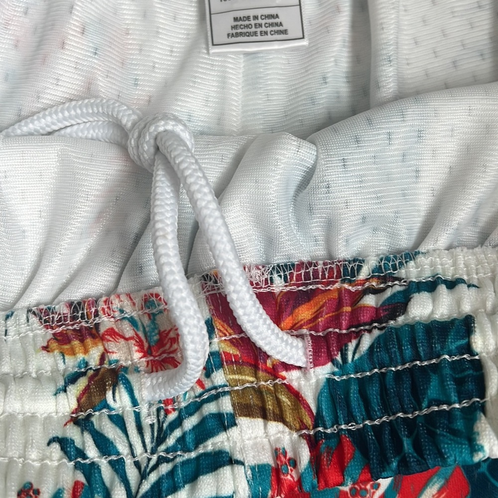 Mitchell & Ness Celtics Tropical Print Basketball Shorts - Picture 5 of 11